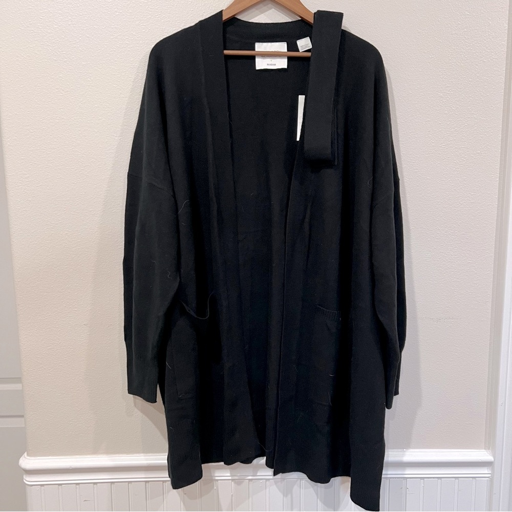 Split Side Cashmere Cardigan Tie Waist Size 22/24